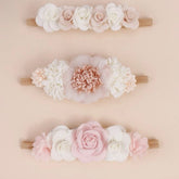 Floral Decor Light Shade Baby Headband
